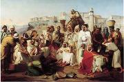 Arab or Arabic people and life. Orientalism oil paintings 555